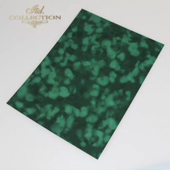 Paper for Scrapbooking ''flok'' A4, color: green * PSS010