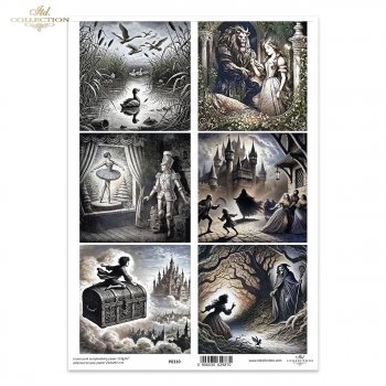Translucent scrapbooking paper P0310