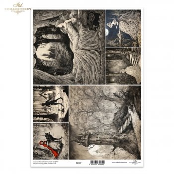 Translucent scrapbooking paper P0307