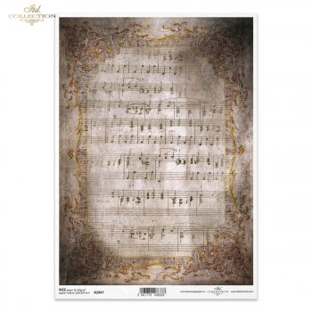 Papel de arroz para decoupage R1947