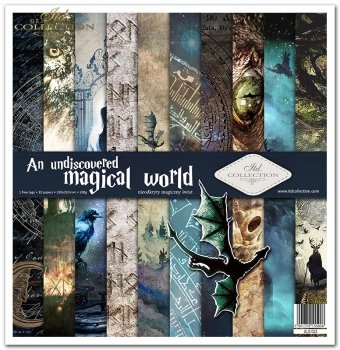 Papeles Scrapbooking SLS-023 ''Mundo mágico por descubrir''