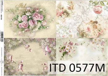 papel decoupage clásico D0577M