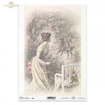 Papel de arroz para decoupage R0694