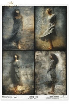 Papel de arroz para decoupage R2723