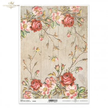 Papel de arroz para decoupage R1182