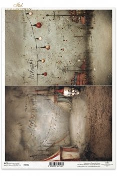 Papel de arroz para decoupage R2762