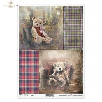 Papel de arroz para decoupage R1784