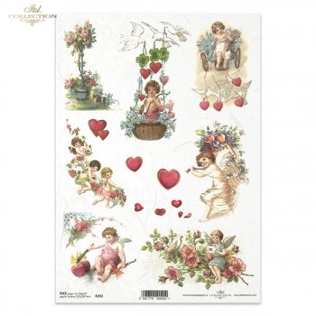 Papel de arroz para decoupage R0292