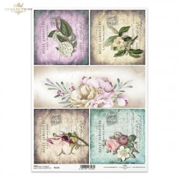 Papel de arroz para decoupage R1123