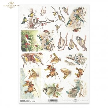 Papel de arroz para decoupage R0599