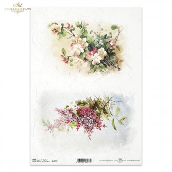 Papel de arroz para decoupage R1975
