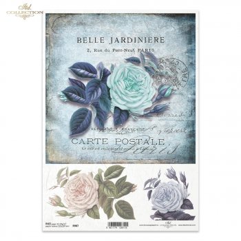 Papel de arroz para decoupage R0987