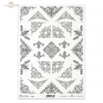 Papel de arroz para decoupage R2011