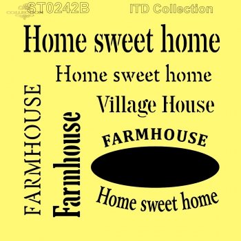 .plantilla transparente para scrapbooking 16x16 cm ST0242B