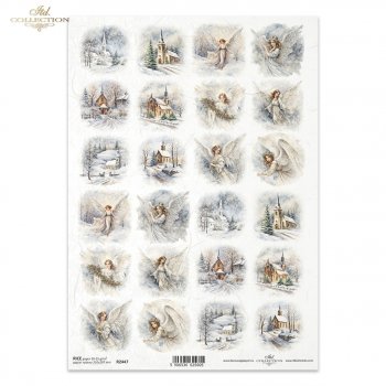 Papel de arroz para decoupage R2447