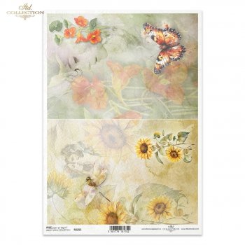 Papel de arroz para decoupage R2255