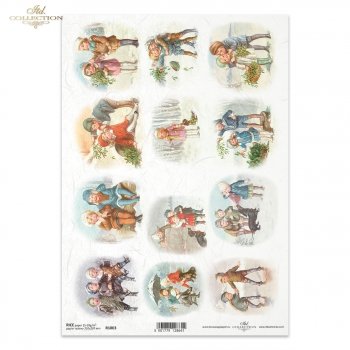 Papel de arroz para decoupage R1003