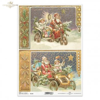 Papel de arroz para decoupage R1129