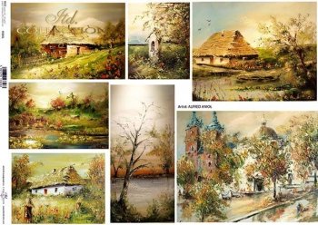 Papel de arroz decoupage A3 R0080L