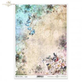 Papel de arroz para decoupage R1386