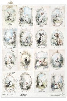 Papel de arroz decoupage A3 R1412L