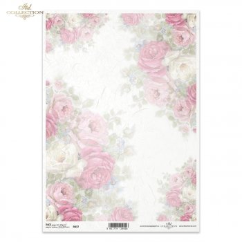Papel de arroz para decoupage R0837