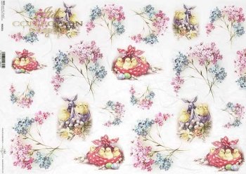 Papel de arroz decoupage A3 R0425L