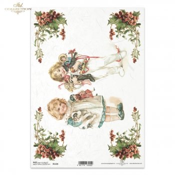Papel de arroz para decoupage R1128