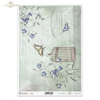 Papel de arroz para decoupage R1175