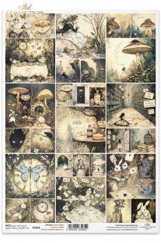Papel de arroz para decoupage R2660