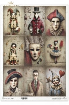 Papel de arroz decoupage A3 R1606L