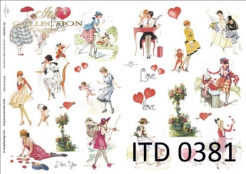 Papier decoupage (HS code 48025700) D0381