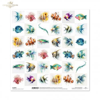 Papier do scrapbooking (HS code 48025890) SL2078