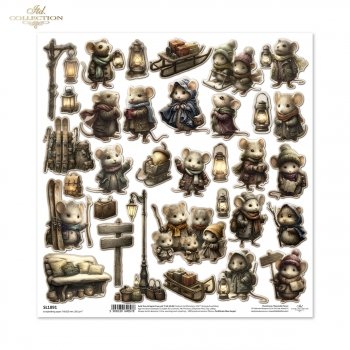 Papier do scrapbooking (HS code 48025890) SL1891