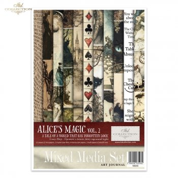 Zestaw kreatywny MS050 (HS code 48021000) Alice's Magic - A tale of a world that has forgotten logic vol. 2