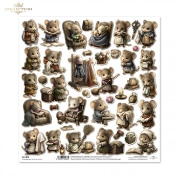 Papier do scrapbooking (HS code 48025890) SL1902