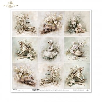 Papier do scrapbooking (HS code 48025890) SL2002