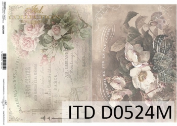 Papier decoupage ITD D0524M