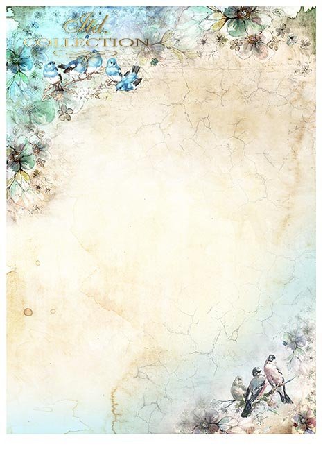 Zestawy-papierow-do-scrapbookingu-zestaw-Lato-w-blekitach-SCRAP-046-12-ptaszki-motylki-akwarelowe-kwiatki-mediowe-struktury-tla-struktury-farb-desek-spekalin-crak