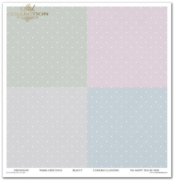 Seria Shabby Chic - four colors * Serie Shabby Chic - four colors * Seria - Shabby Chic - vier Farben * Seria - Shabby Chic - cuatro colores