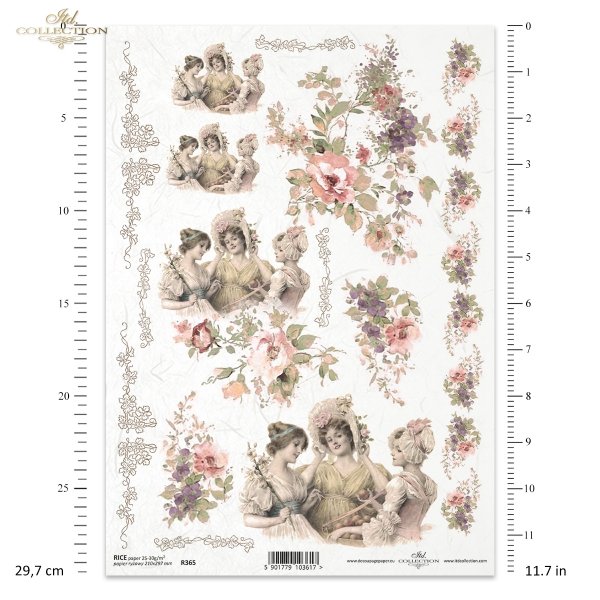 vintage, retro, kobieta, kobiety, sukienka, kwiaty, róża, róże, dekoracje kwiatowe, ornamenty, romantyzm, R365