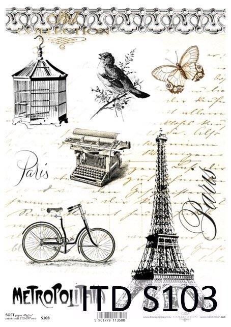 papír pro decoupage Soft S0103