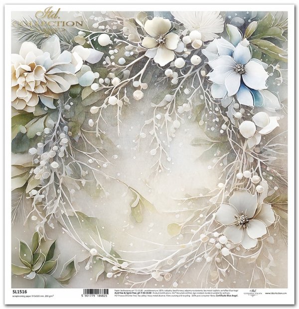 seria Winter Bouquet - zimowy bukiet, kwiaty, kolaże, bukiety, wieńce, kwiaty 3D, 3D flowers*winter bouquet, flowers, collages, bouquets, wreaths, 3D flowers