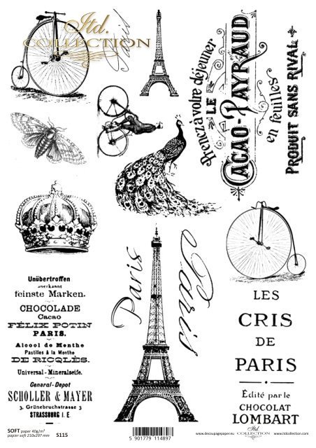papír pro decoupage Soft S0115