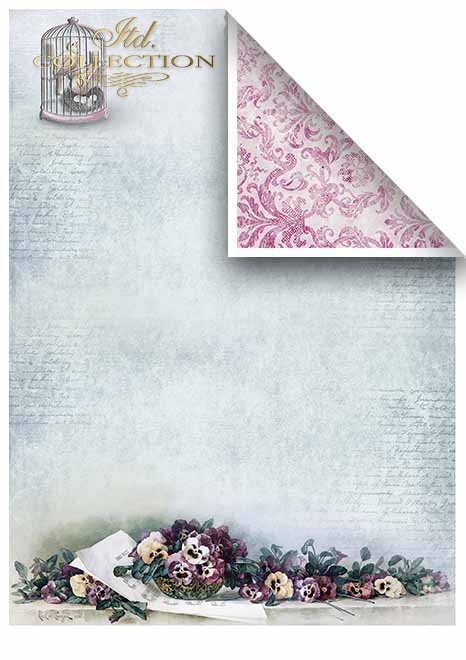 Papiery do scrapbookingu w zestawach - Piękne róże * Papers for scrapbooking in sets - Beautiful roses