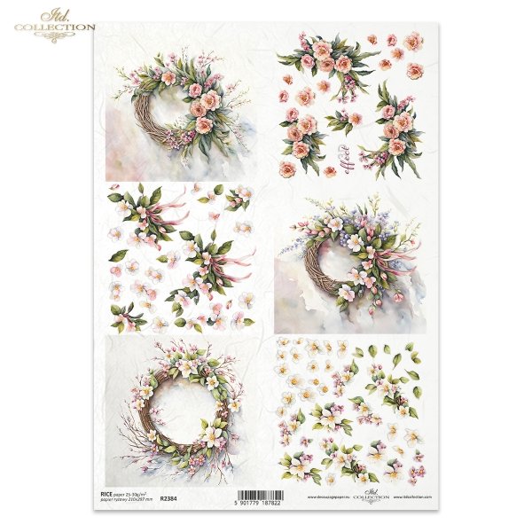 wiosenny bukiet, bukiety, kwiaty, kwiatowy, kolaże, wianek, wianki, wieniec, wieńce, Spring Bouquet, kwiaty 3D, 3D efekt, Spring Bouquet, bouquets, flowers, floral, collage, garland, garlands, wreath, wreaths, 3D flowers, 3D effect