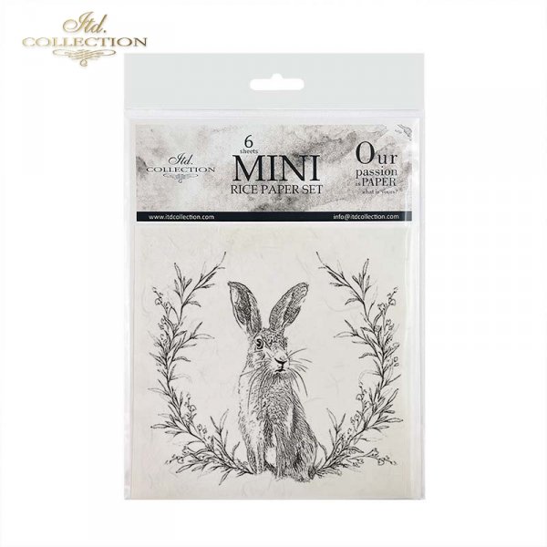 zające z roślinnymi wieńcami*hares with floral wreaths*Hasen mit Blumenkränzen*liebres con coronas de flores