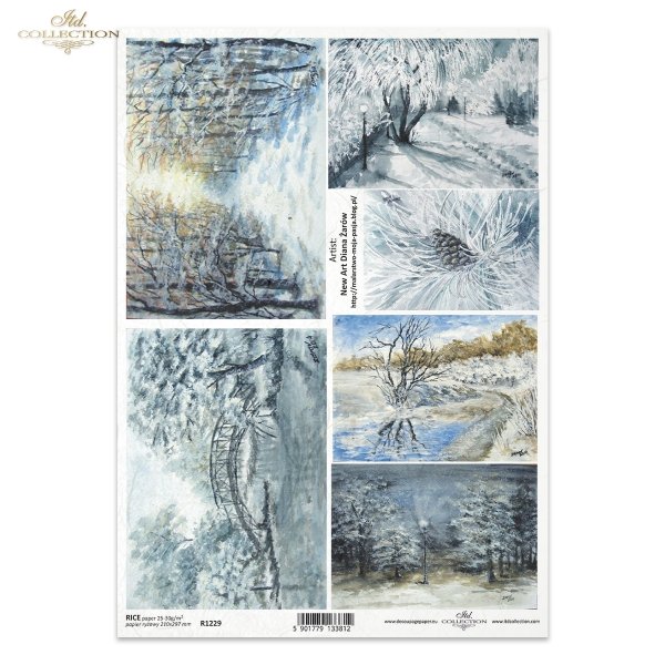 zima, śnieg, zimowy las, pejzaże zimowe, malarstwo, grafika, Diana Żarów, artystka współczesna, artysta współczesny, snow, winter forest, winter landscapes, painting, Diana Zarow, contemporary artist, Winter