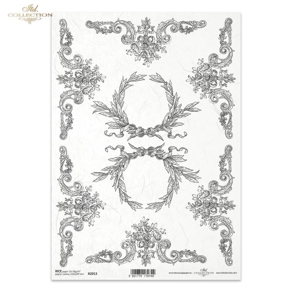 dekor, dekory, ornament, ornamenty, ozdobnik, ozdobniki, wykończenie, dekoracja, dekoracje, roślinna, motyw roślinny, R2013, decoration, ornament, ornament, trim, floral decoration, floral motif, Dekoration, Verzierung, Ornament, Blumenschmuck, Blumenmoti