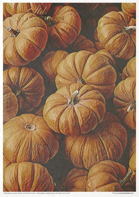 Zestaw papierów ryżowych - Halloween * Rice paper set - Halloween *  Reispapier-Set - Halloween * Juego de papel de arroz - Halloween